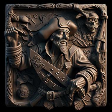 3D модель Игра Пираты в поисках сокровищ (STL)
